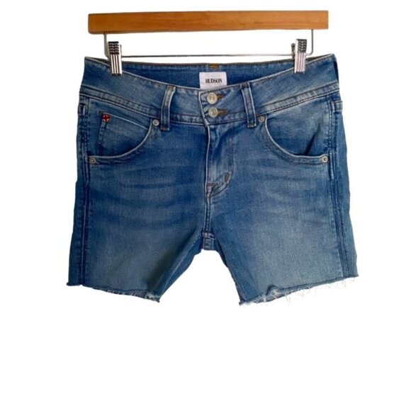 Hudson Signature Boot Cutoff Jean Shorts 28 - Picture 1 of 3
